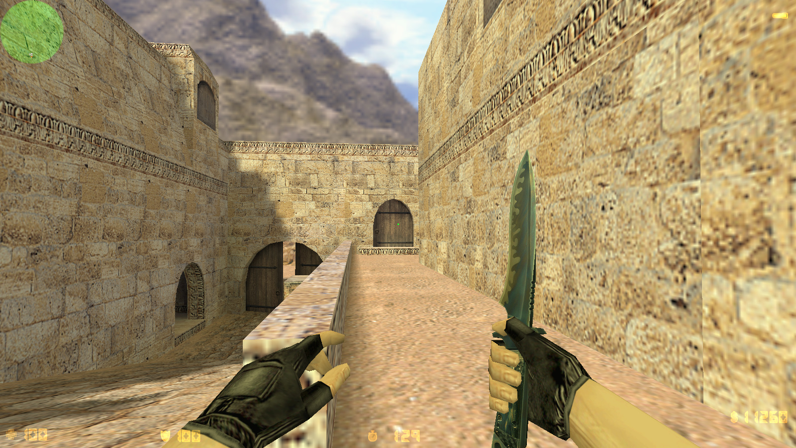 CS 1.6 с прицелом точкой