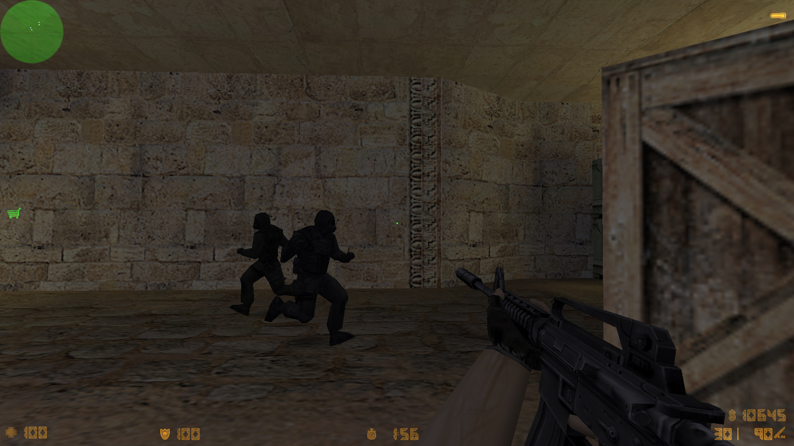 CS 1.6 с прицелом точкой