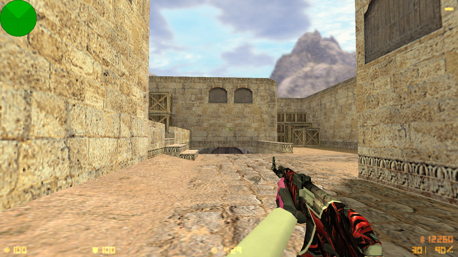 CS 1.6 с вытянутыми руками