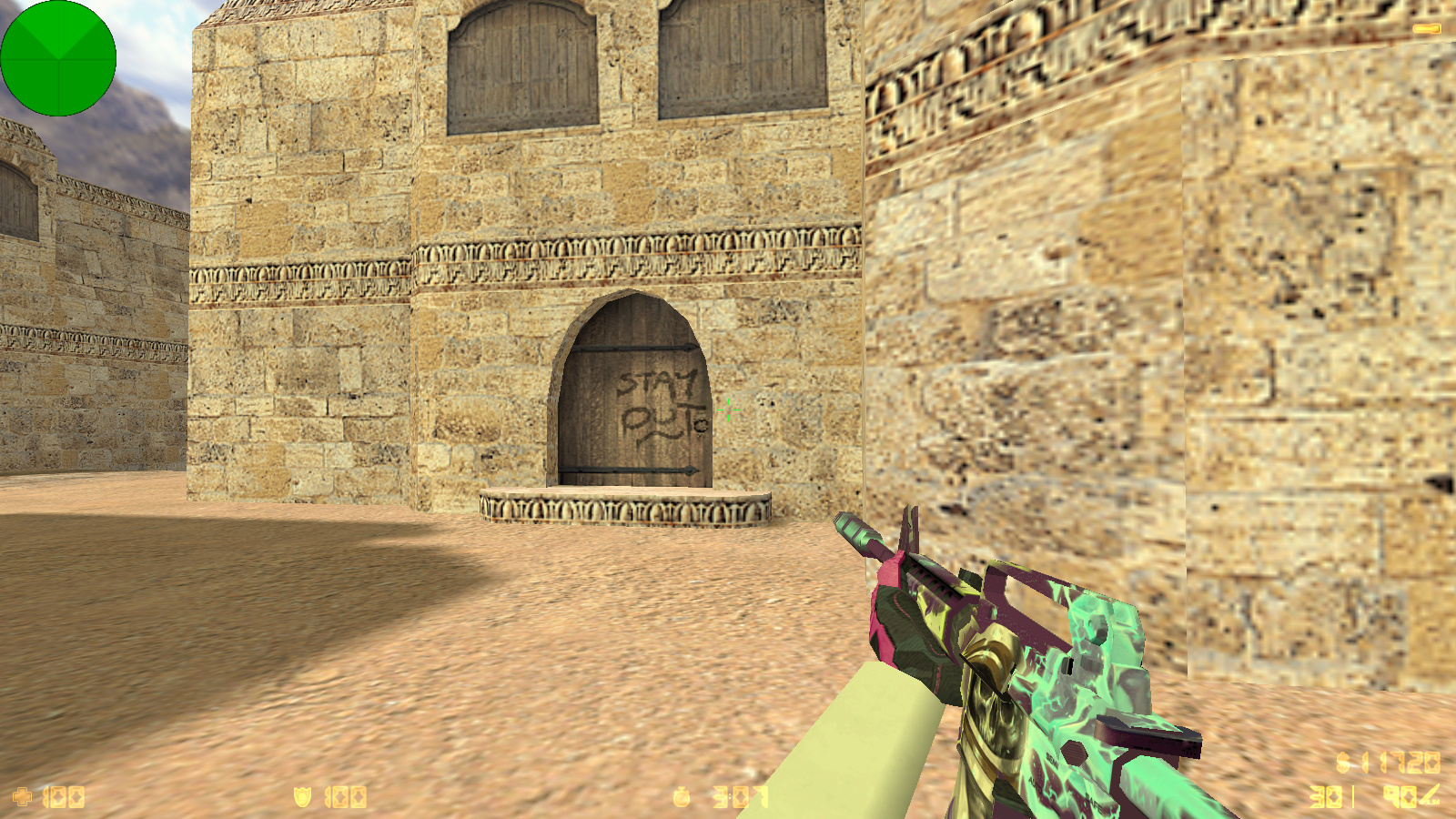 CS 1.6 с вытянутыми руками